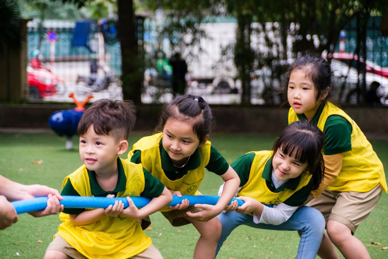 Chương trình giáo dục mầm non về thể chất giúp kết nối tốt