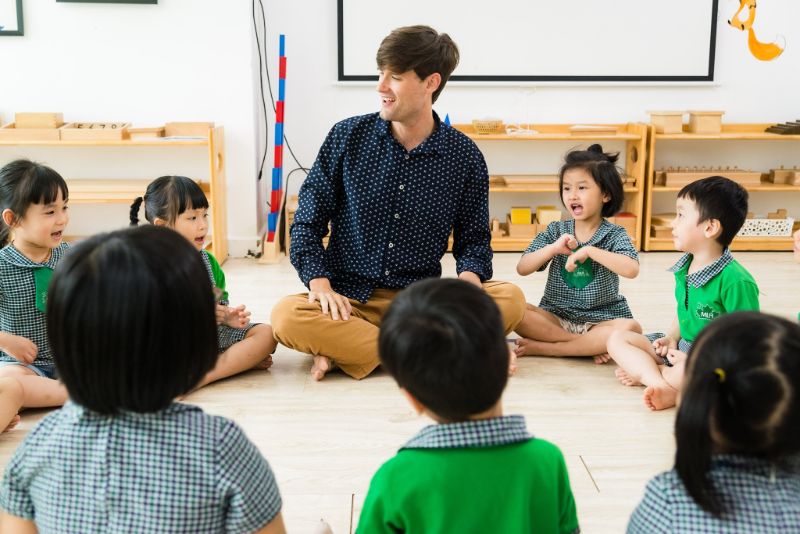truong mam non song ngu la phong xanh