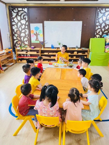 hoc phi truong mam non quoc te La Phong Xanh